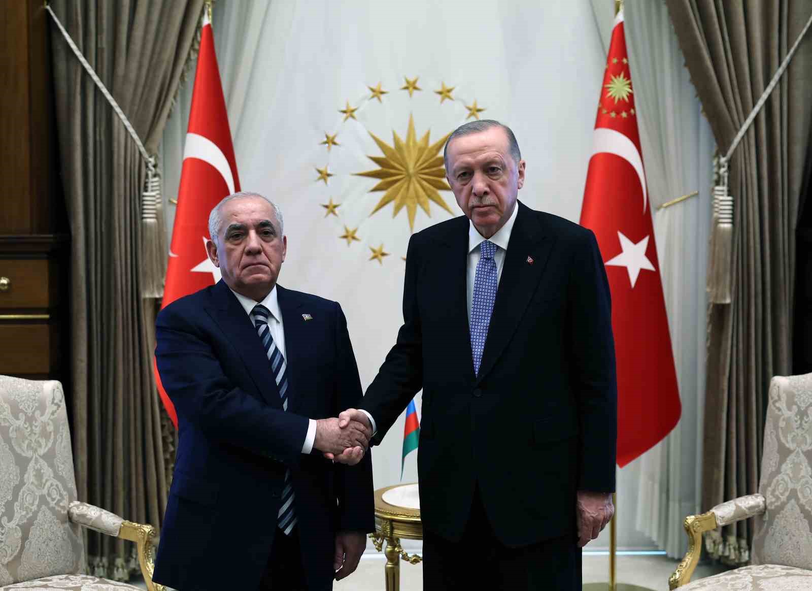 Cumhurbaşkanı Erdoğan, Azerbaycan Başbakanı Asadov’u kabul etti