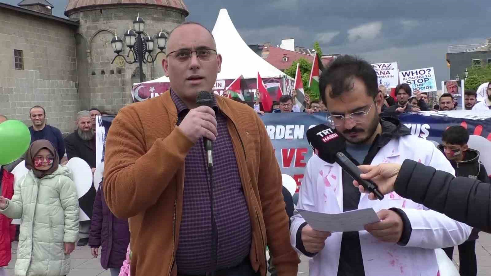 Sağlık çalışanlarından terör, işgal ve soykırıma karşı sessiz yürüyüş