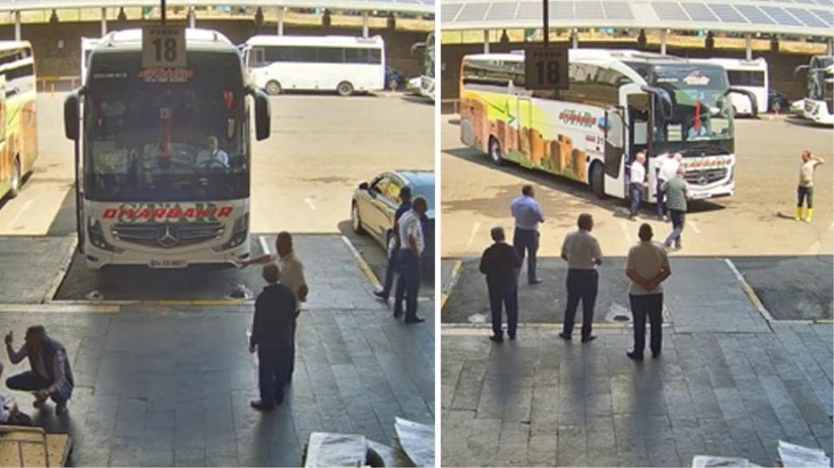 10 kişinin öldüğü kazaya neden olan otobüsün otogardan çıkışı kamerada