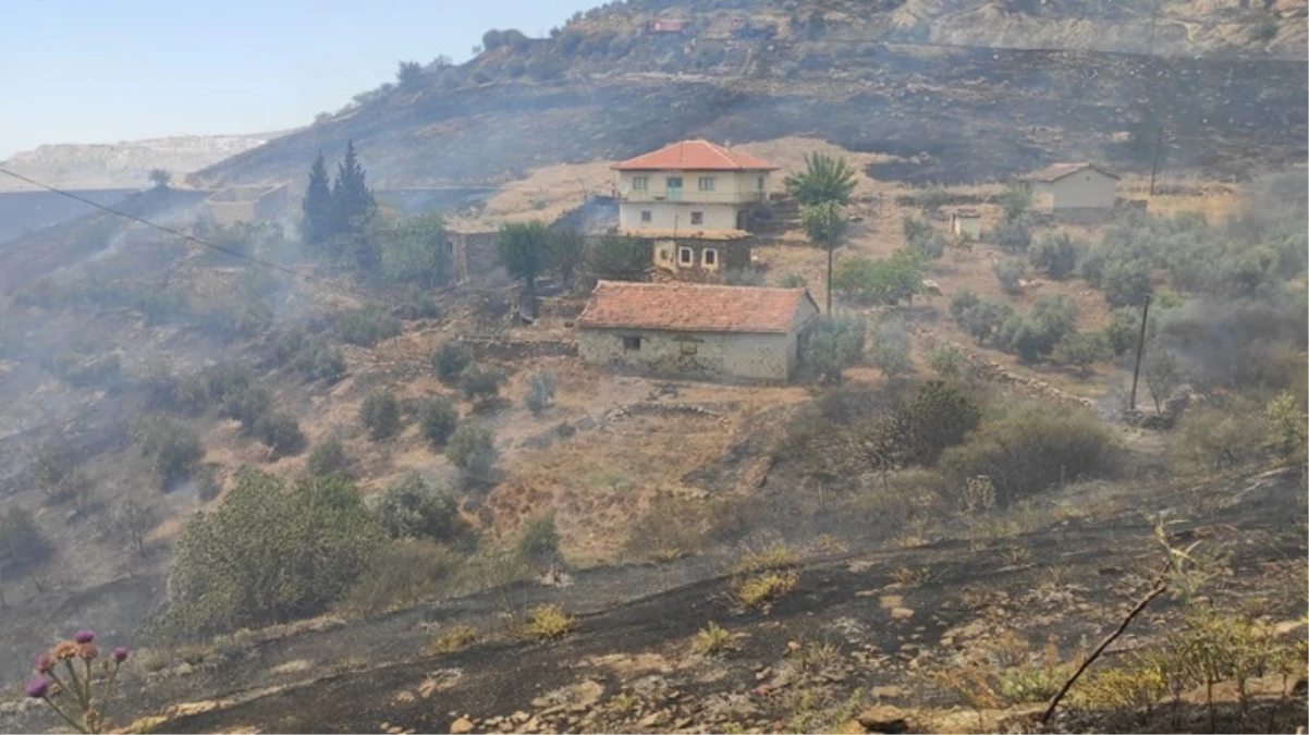 Alevler evlere kadar ulaştı! Manisa'da orman yangını saatlerdir söndürülemiyor
