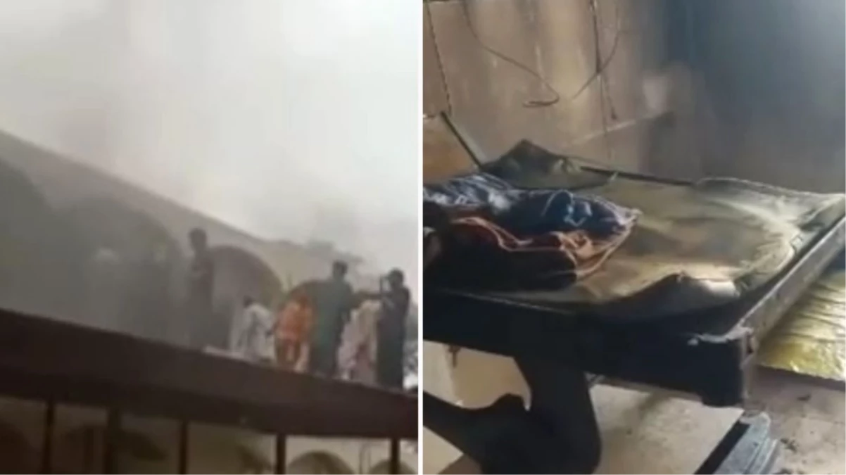 Pakistan'da hastane yangını! 5 çocuk hayatını kaybetti