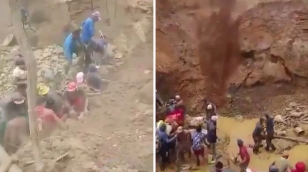 Venezuela'da kaçak altın madeninde göçük