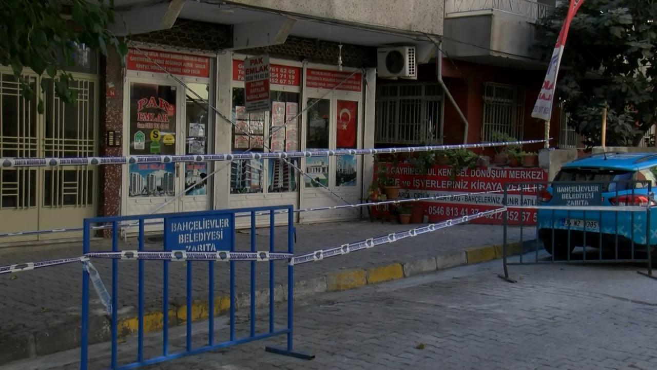 Bahçelievler’de kolonu patlayan bina boşaltıldı!