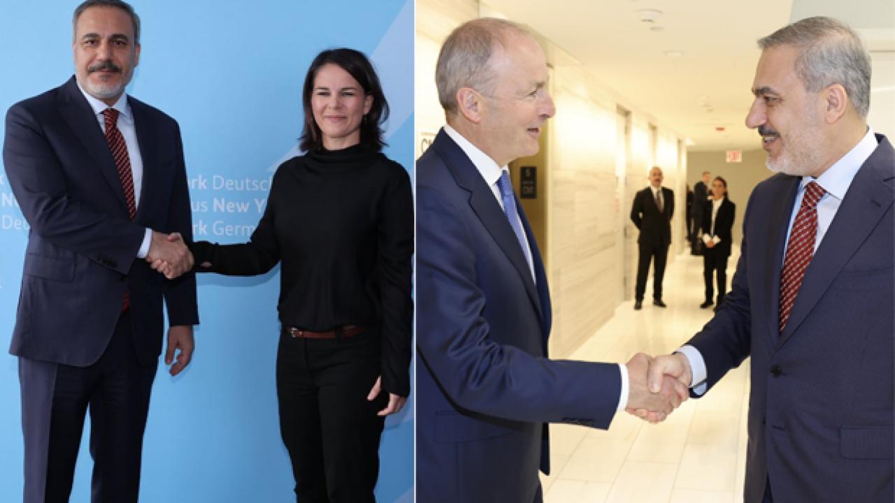 Bakan Fidan’dan, İrlandalı ve Almanyalı mevkidaşlarıyla peş peşe görüşmeler