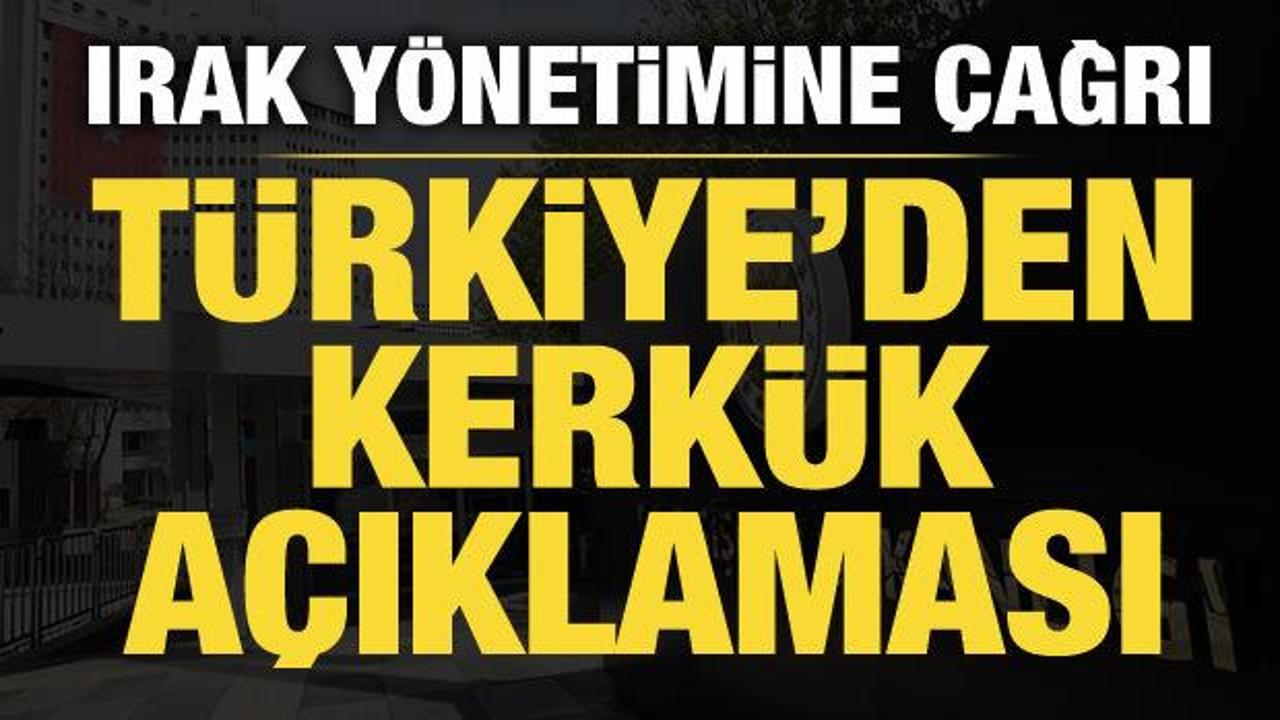 Bakan Fidan’dan Kerkük açıklaması