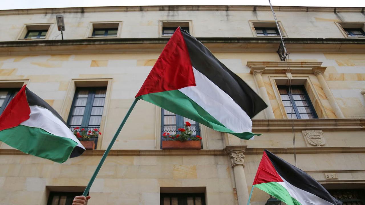 Bogota’da ‘Filistin Devleti Caddesi’ açıldı