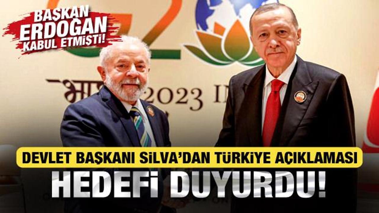 Brezilya Devlet Başkanı Lula da Silva’dan Türkiye açıklaması! Hedefi duyurdu