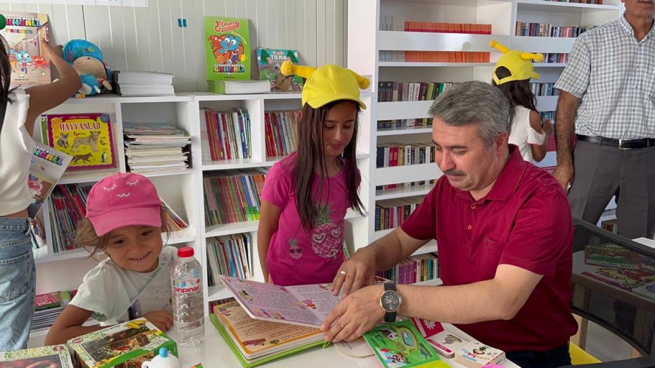 Depremzede konteynerlerlerinde anlamlı proje