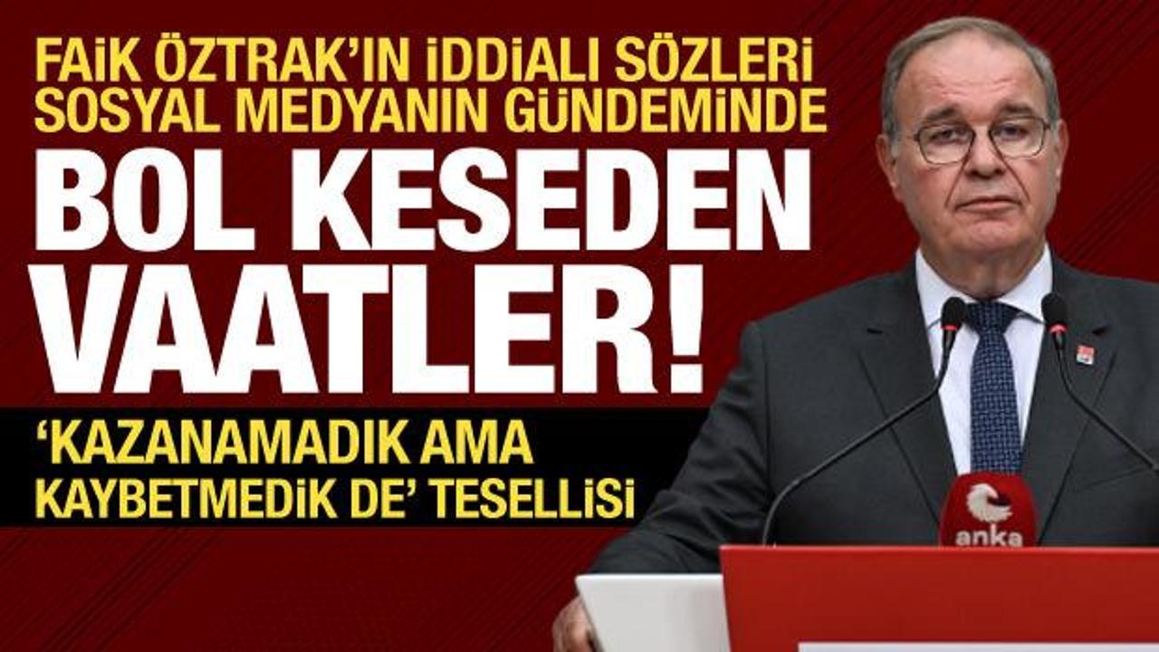 Faik Öztrak’ın yerel seçim hakkındaki sözleri sosyal medyanın gündeminde
