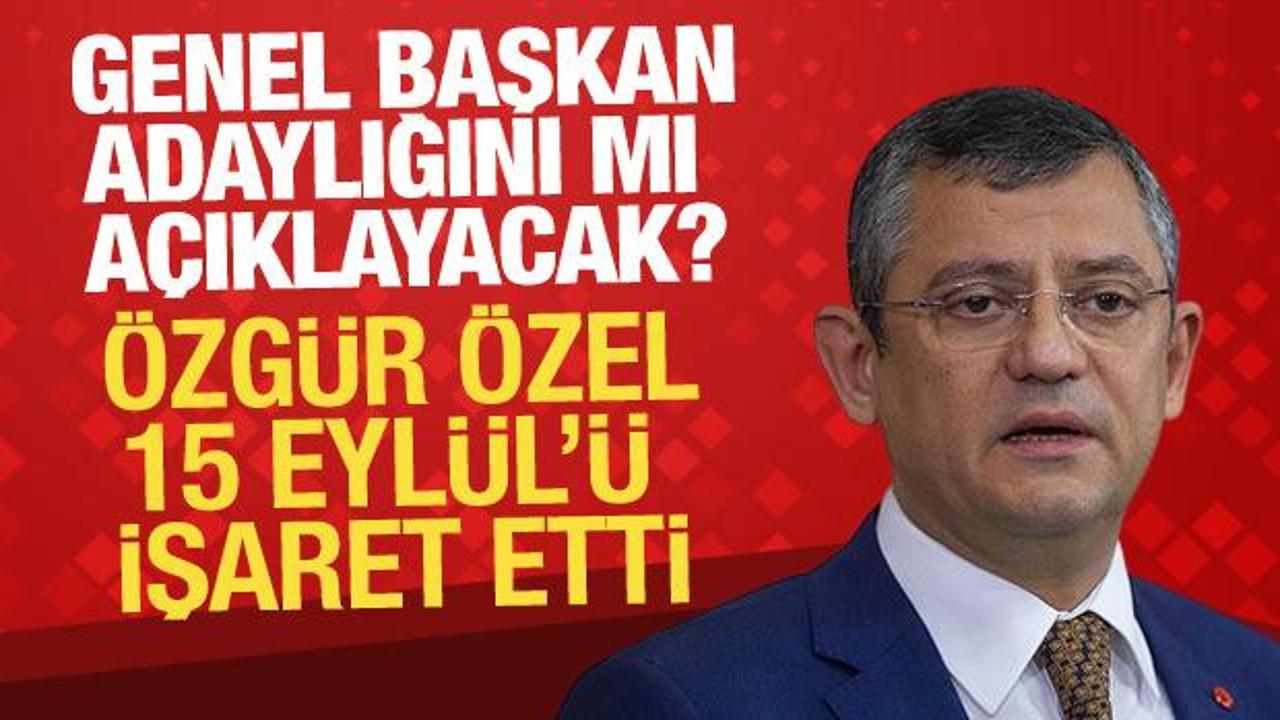 Genel Başkan adaylığını mı açıklayacak? Özgür Özel’den açıklama