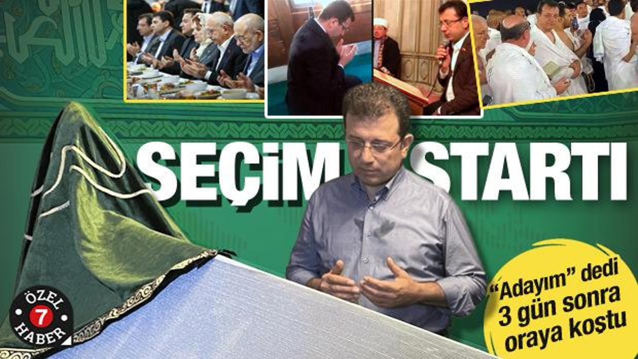 İmamoğlu İBB adaylığını açıkladı, seçim startını ‘türbede’ verdi