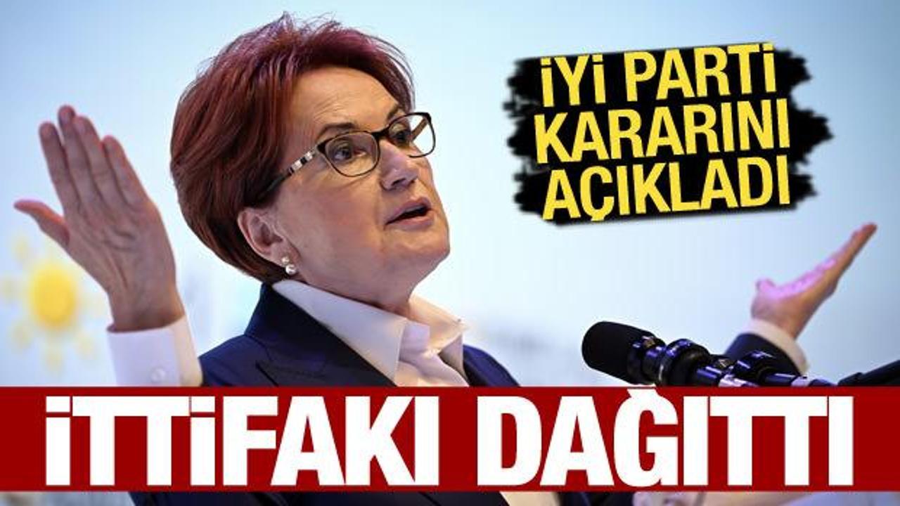 İYİ Parti’den açıklama: Seçimlere kendi adaylarımızla gireceğiz