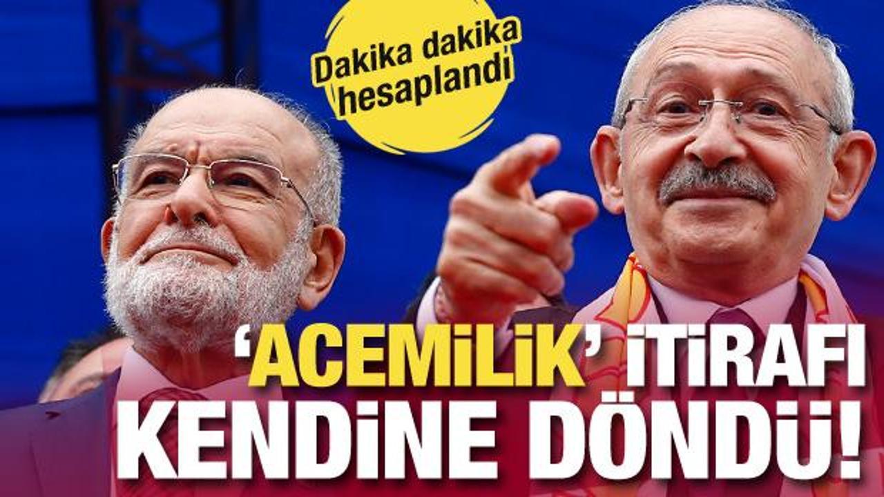 Karamollaoğlu’nun ‘acemilik’ itirafı kendine döndü!Mitingde Kılıçdaroğlu’ndan çok konuşmuş