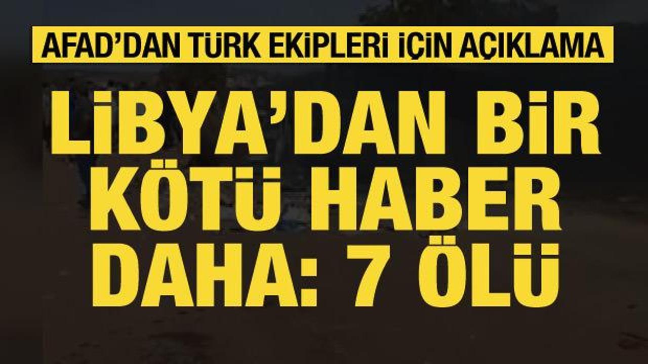 Libya’da uluslararası kurtarma ekibi trafik kazası geçirdi: 7 ölü