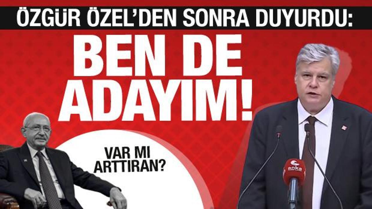 Örsan Öymen de CHP’de Genel Başkanlığa aday oldu