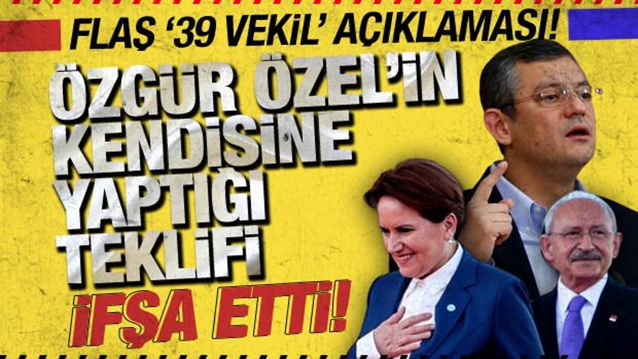 Selçuk Özdağ, Özgür Özel’in kendisine yaptığı teklifi ifşa etti!