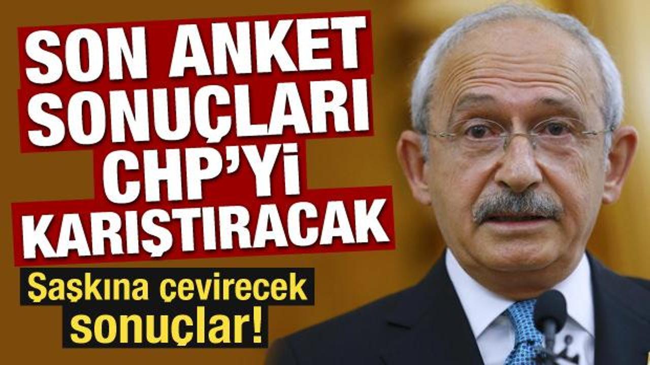 Son anket sonuçları CHP’yi karıştıracak! Şaşkına çeviren sonuç