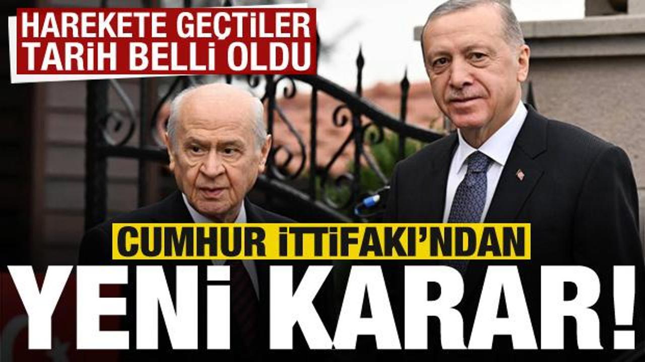 Ve tarih belli oldu! Cumhur İttifakı harekete geçti, yeni komisyon kurulacak…