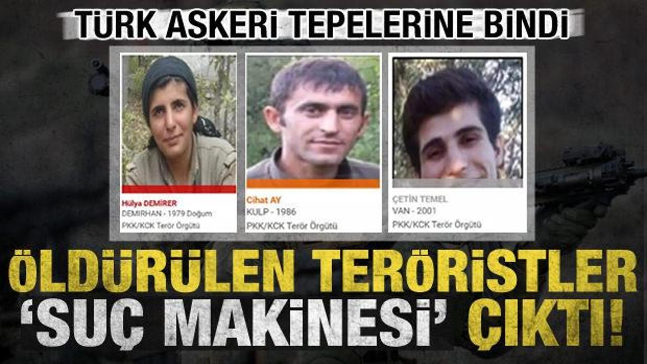 Yerlikaya duyurmuştu! Öldürülen 3 azılı teröristin birçok kanlı saldırıda parmağı çıktı…