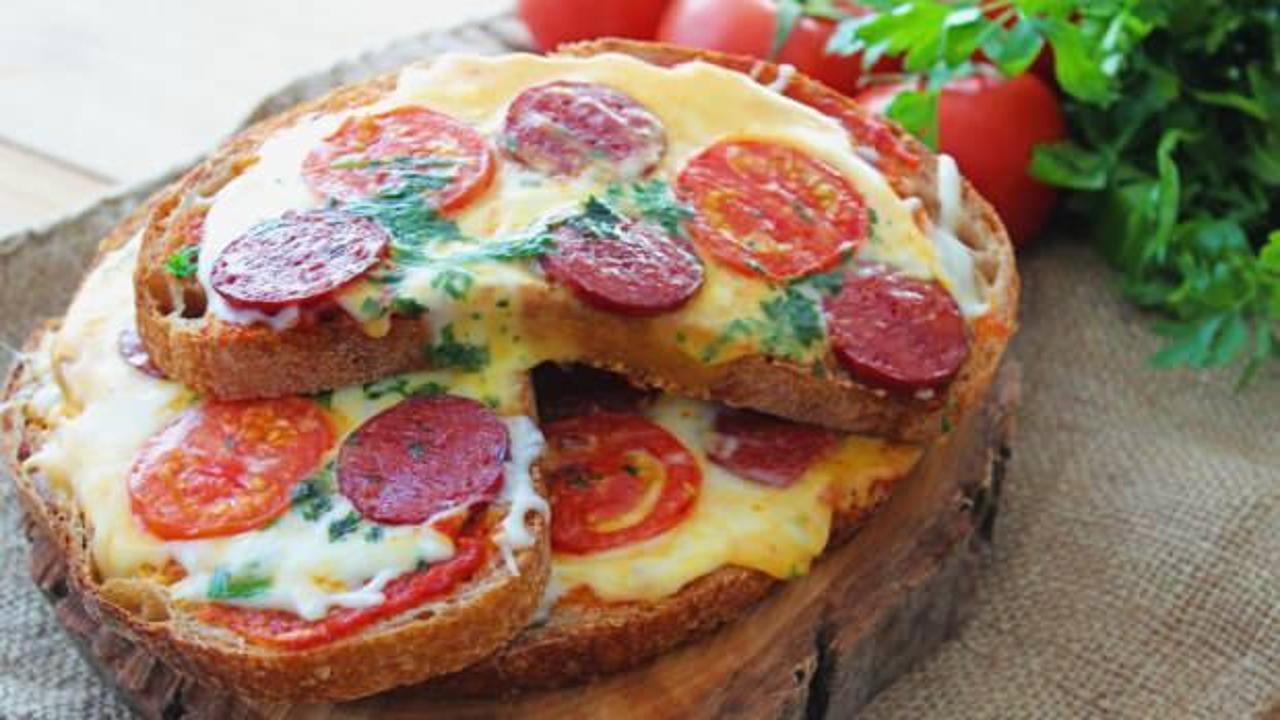 5 dakikada hazır: Açık tost nasıl yapılır?