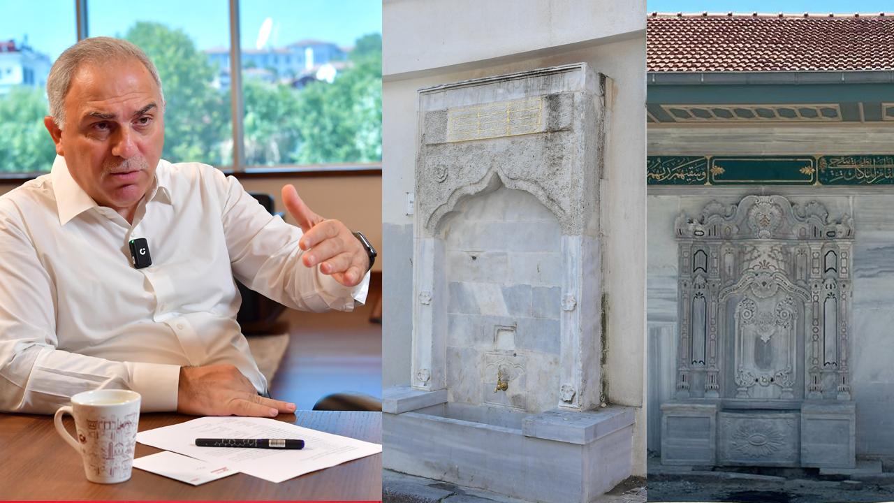 Fatih’te Osmanlı mirası yeniden hayat buluyor… 54 tarihi çeşme restore edildi