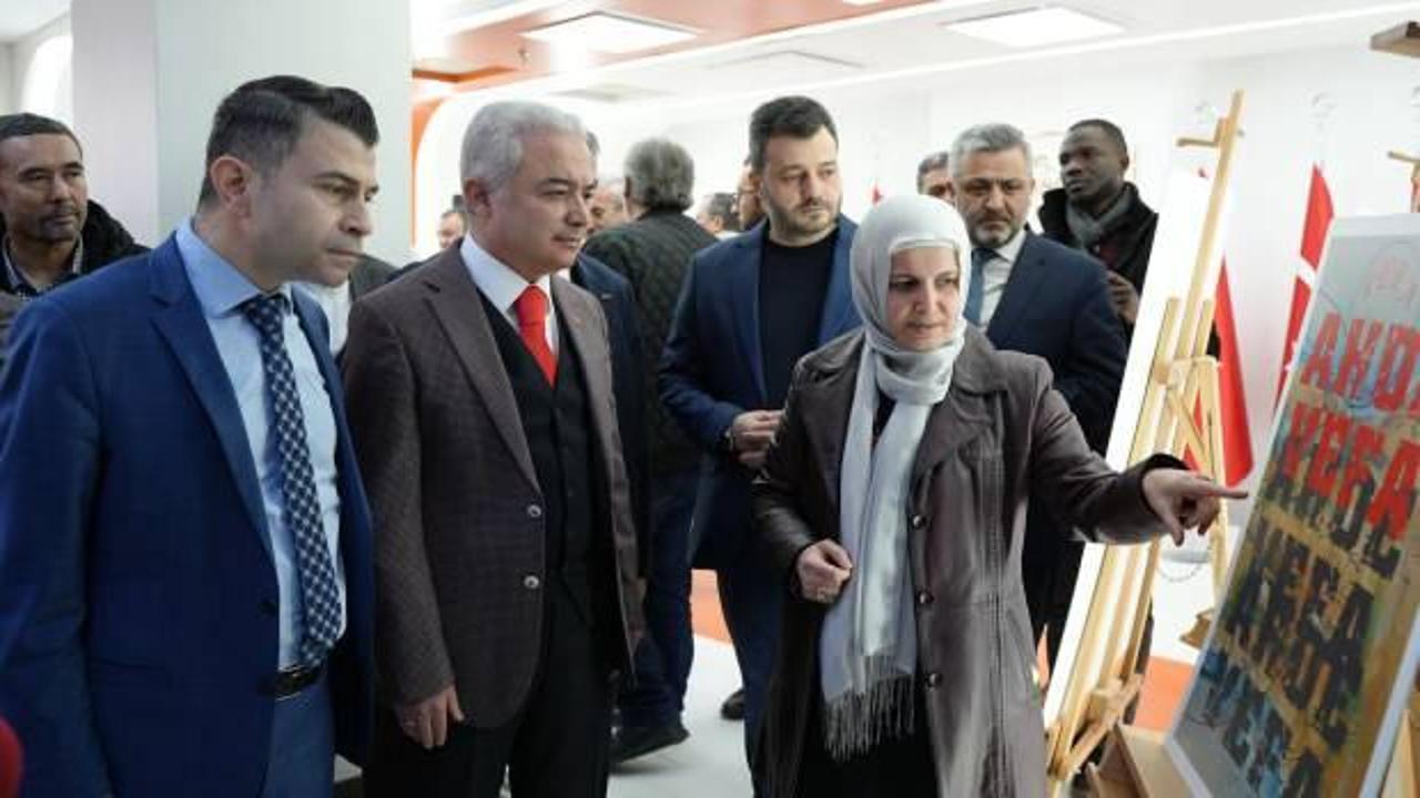 “Ahde vefa” resim sergisi açıldı