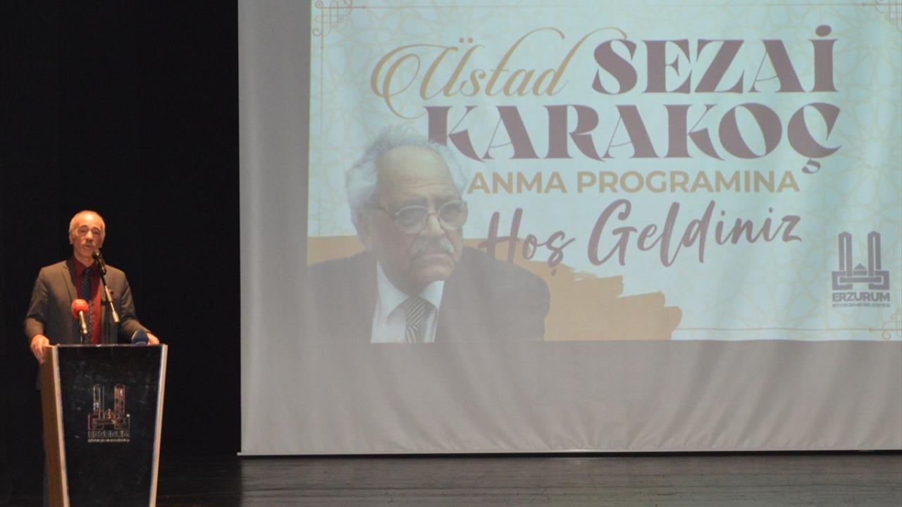Sezai Karakoç vefatının 1. yılında Erzurum’da özel programla anıldı
