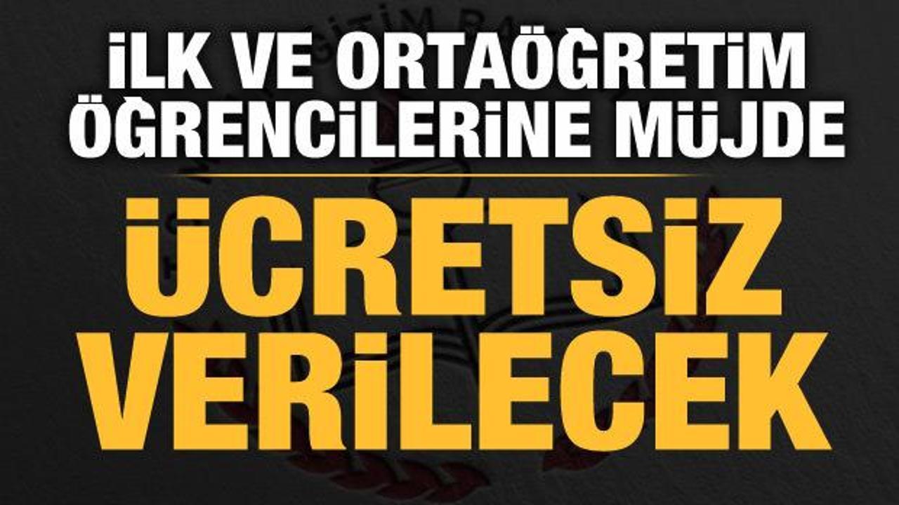 İlköğretim ve ortaöğretim öğrencilerine müjde: Ücretsiz yemek verilecek