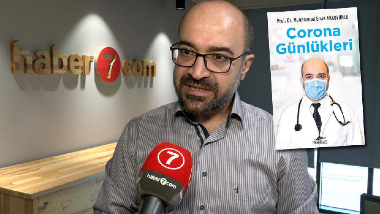Koronavirüse en yakından şahit olan Prof. Dr. Akkoyunlu günlüklerini kitaplaştırdı