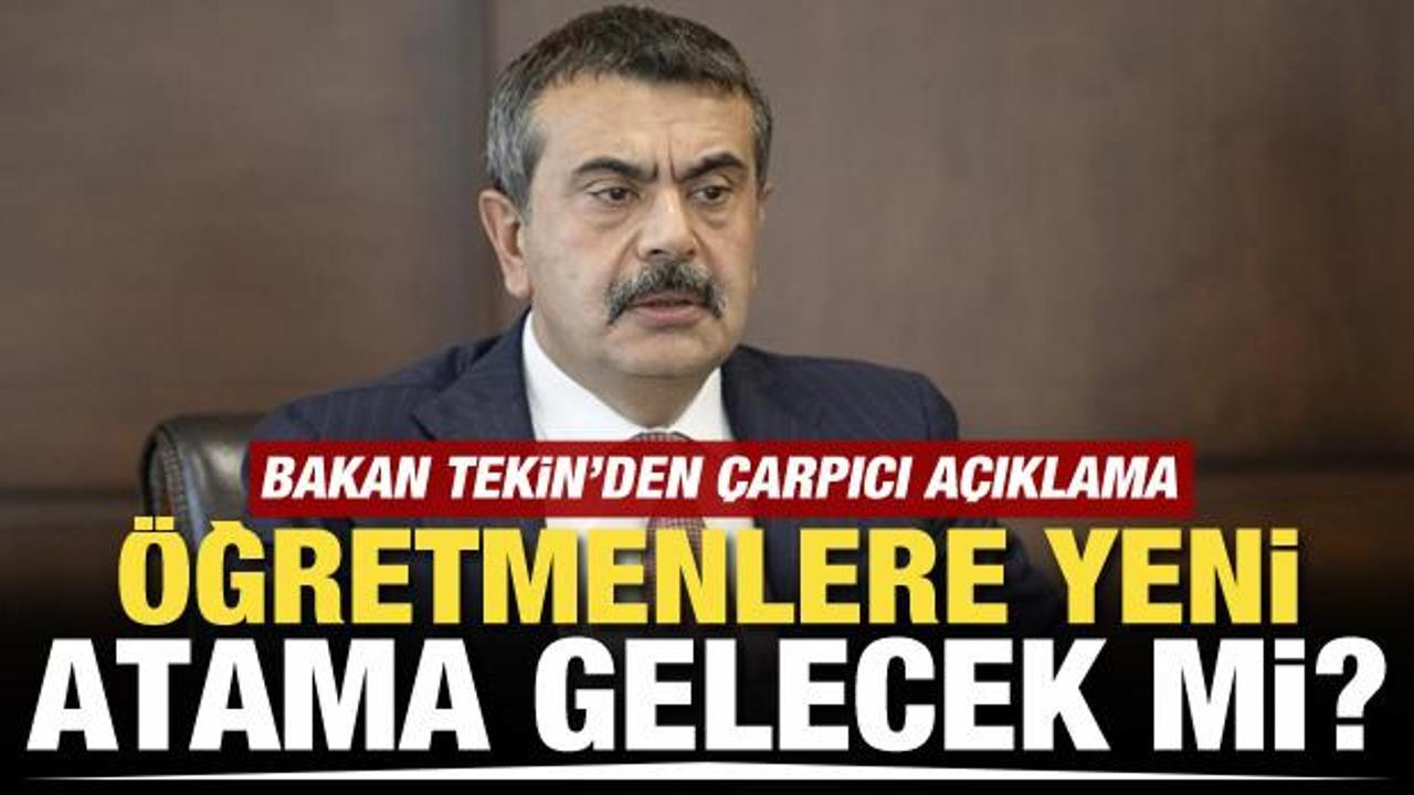 Milli Eğitim Bakanı Yusuf Tekin’den canlı yayında açıklamalar