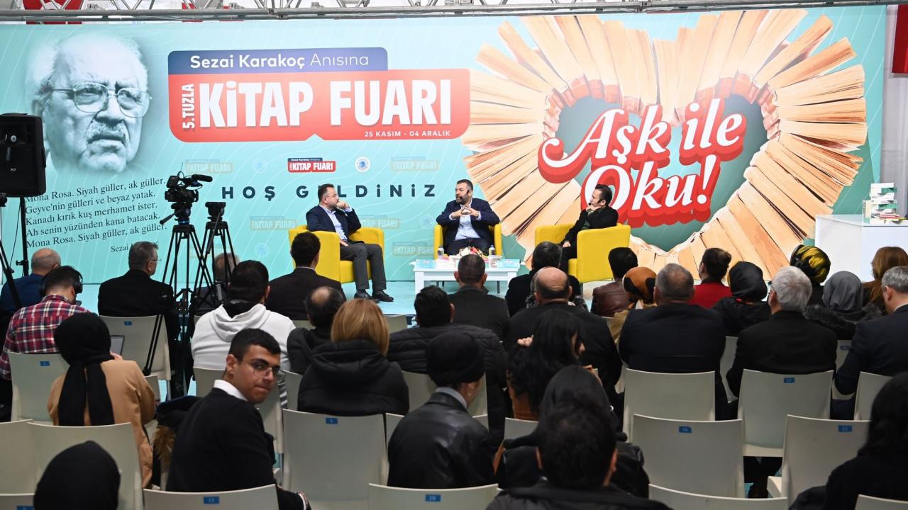 Sezai Karakoç anısına düzenlenen “5. Tuzla Kitap Fuarı” kapılarını açtı