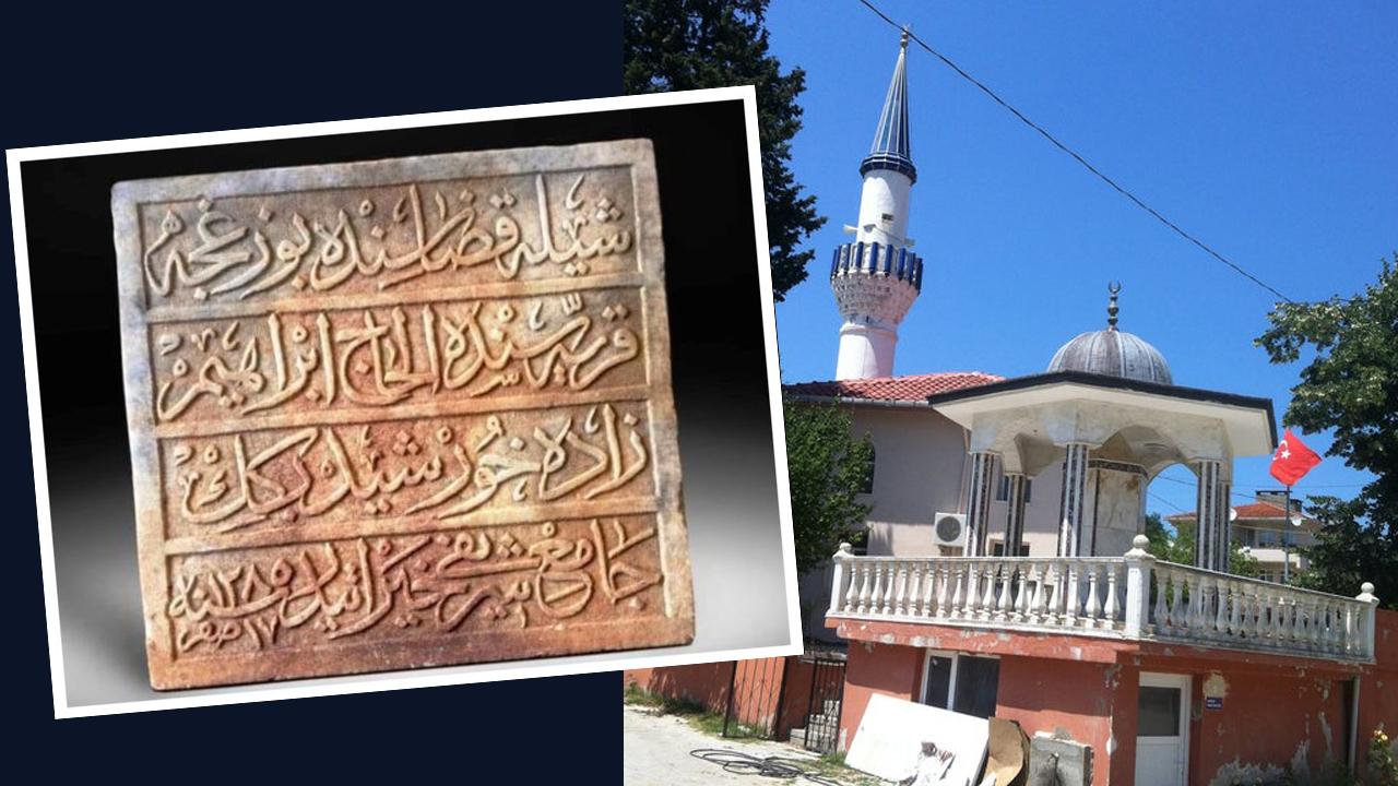 Adalet Bakanlığı Şile Bozgoca Camii’nin yurt dışına kaçırılan kayıp kitabesini geri aldı