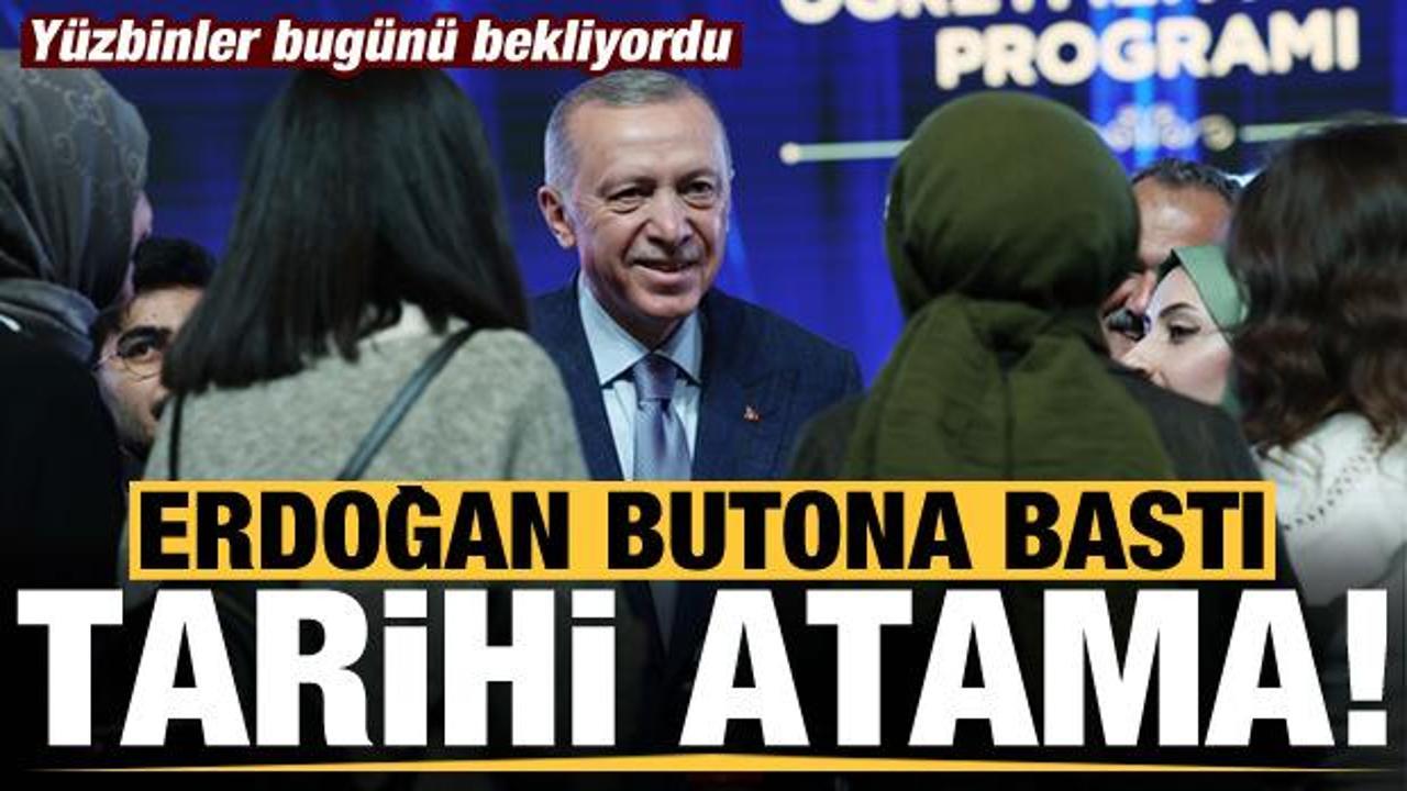 Son dakika: Yüzbinler bugünü bekliyordu! Erdoğan butona bastı, tarihi atama gerçekleşti…