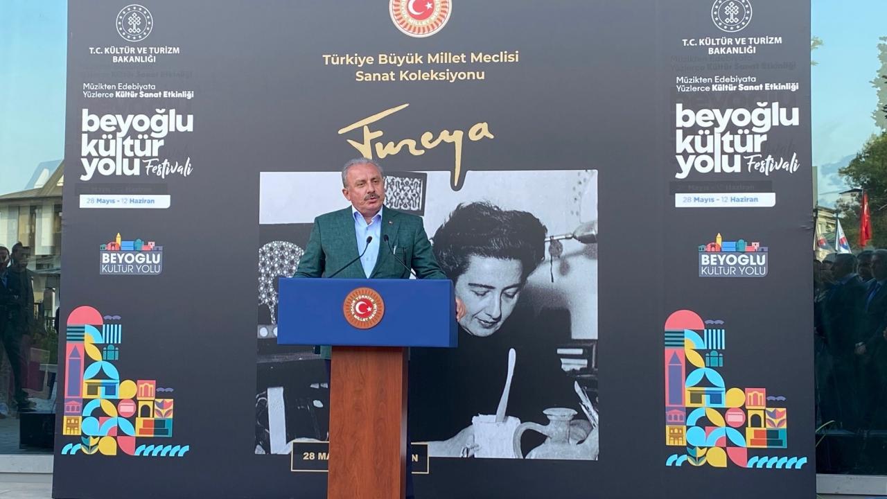 TBMM Başkanı Şentop: Füreya Koral’ın bu sanat anlayışını bizler de sürdürmeyi arzu ettik