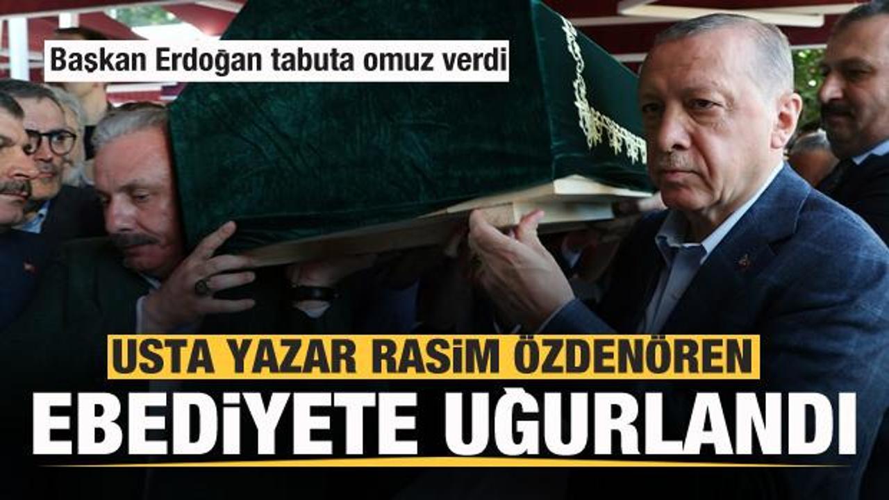 Usta yazar Rasim Özdenören son yolculuğuna uğurlandı