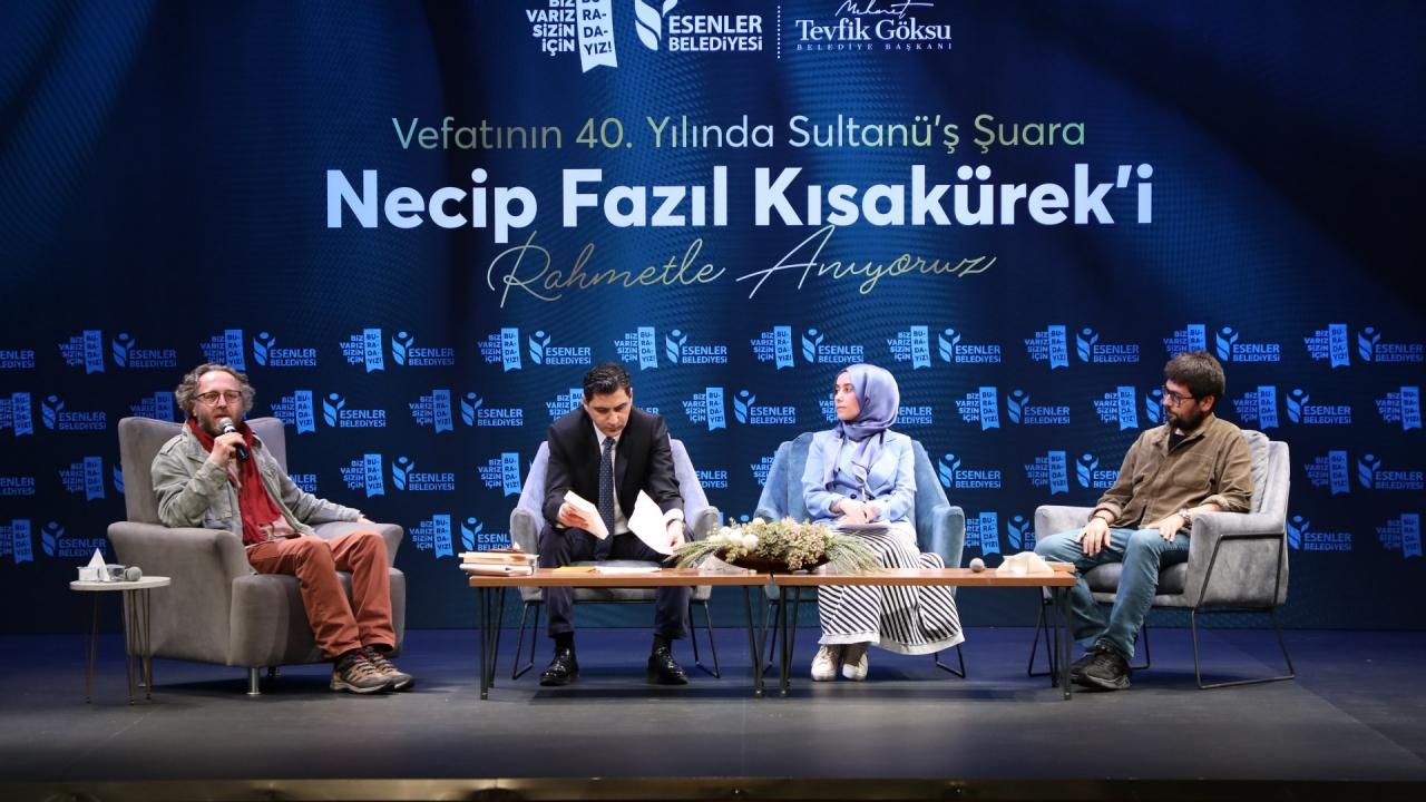 Üstat Necip Fazıl Kısakürek Esenler’de anıldı