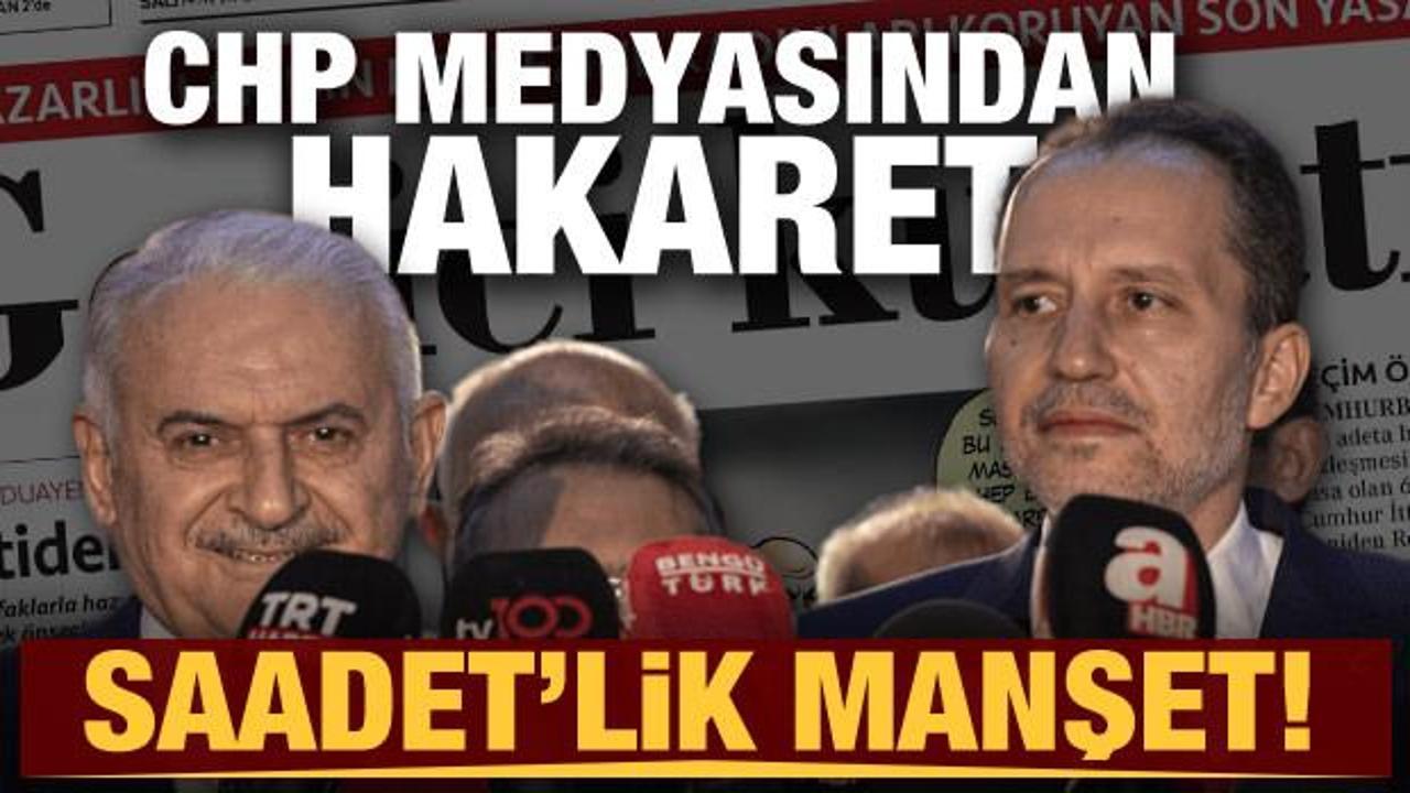 Cumhuriyet gazetesinden ‘Saadet’lik manşet!