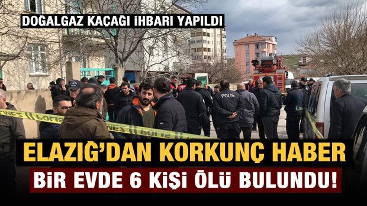 Elazığ’dan korkunç haber: Bir evde 6 kişi ölü bulundu!