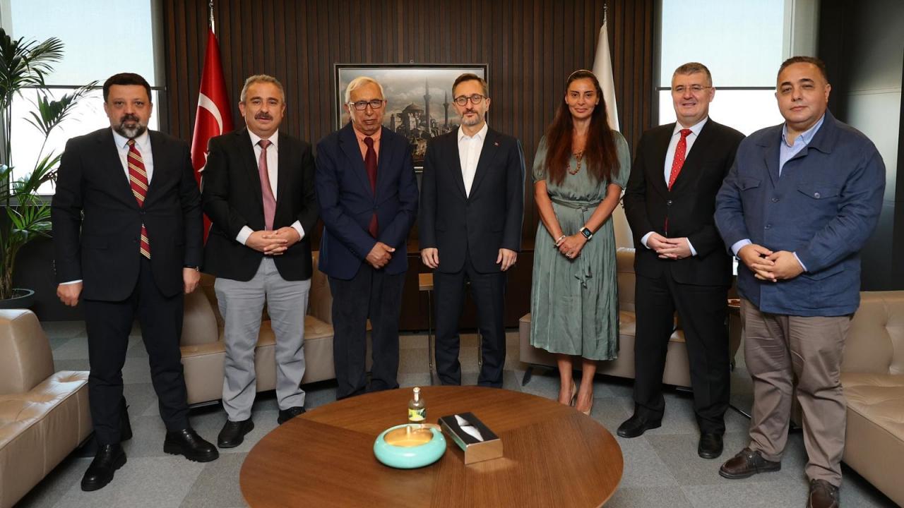 İletişim Başkanı Altun’a ‘yeşil pasaport’ ziyareti