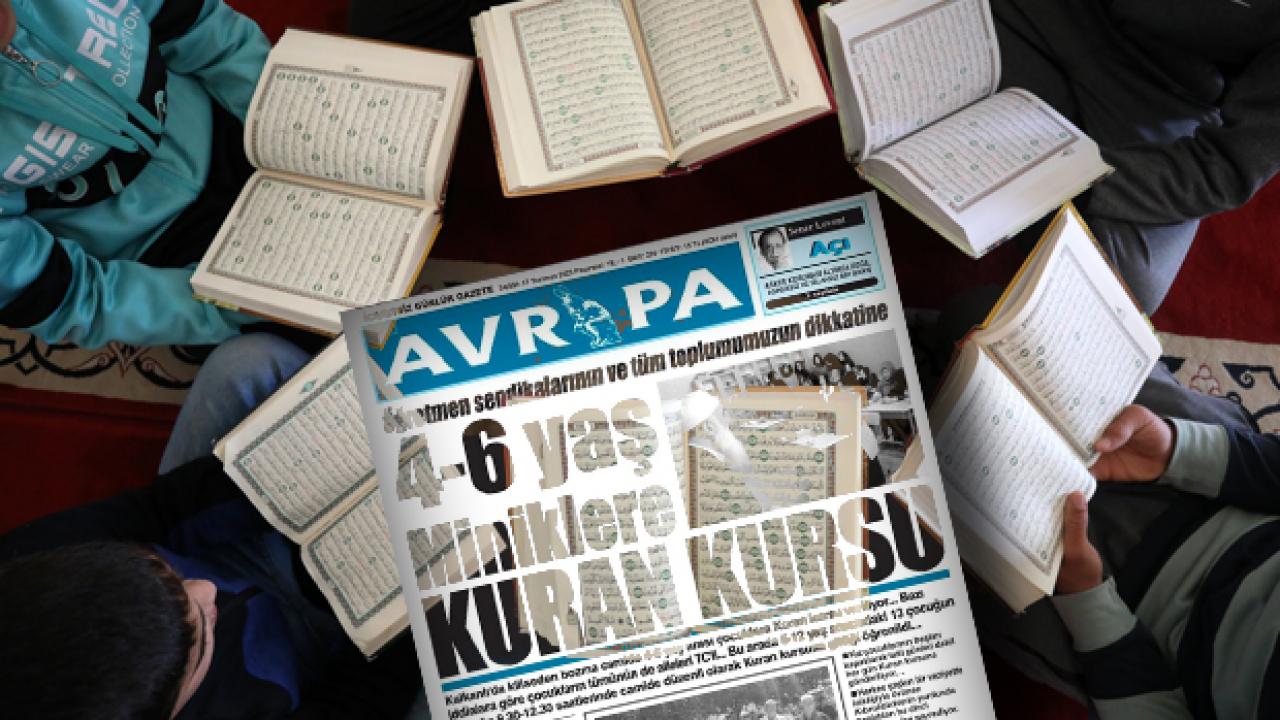 Kıbrıs’ta 28 Şubat manşeti! Kur’an Kursu’nu hedef gösterdiler