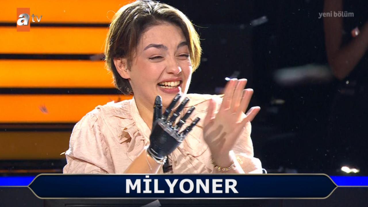 Kim Milyoner Olmak İster’de 1 milyon lira kazanan Rabia Göğercin köyünün gururu oldu