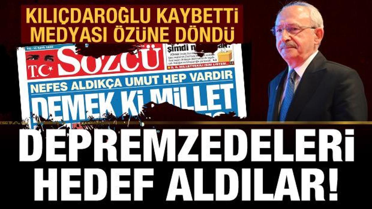 Kötülüğün ‘Sözcü’sü: Kılıçdaroğlu seçimi kaybetti, medyası seçmene hakaret etti