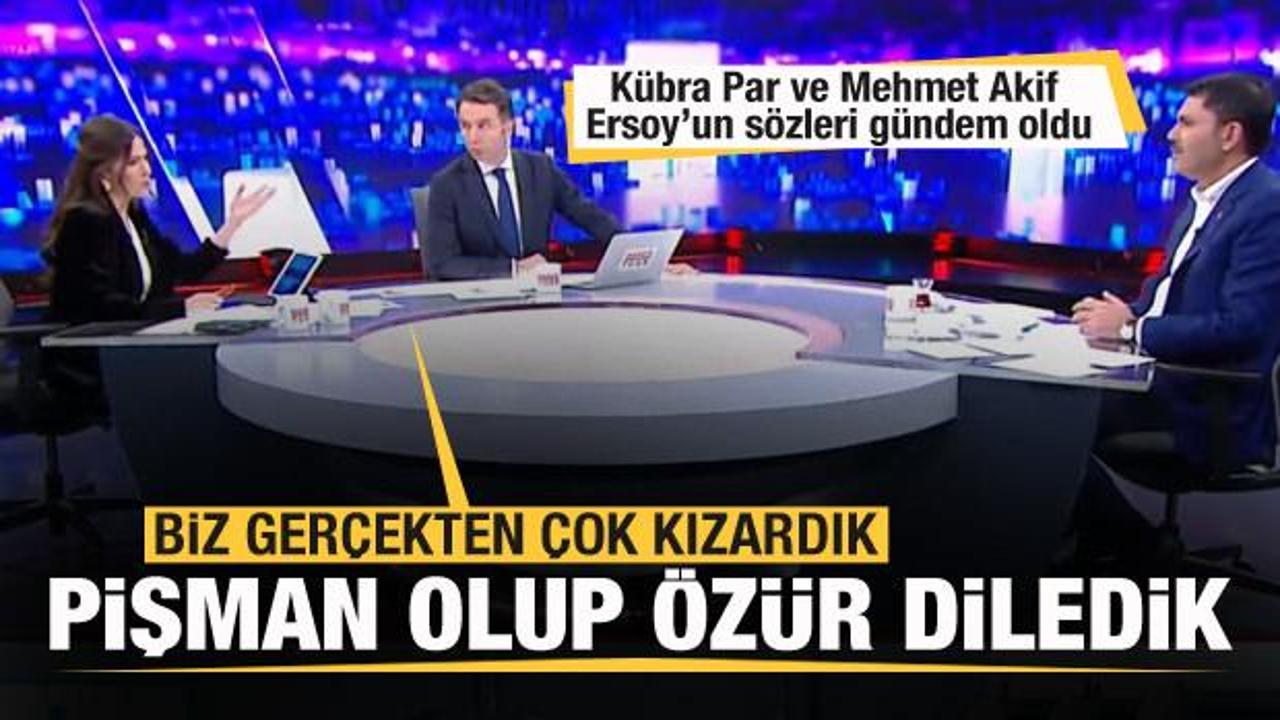 Kübra Par ve Mehmet Akif Ersoy’un sözleri gündem oldu! Çok kızardık! Özür diledik…