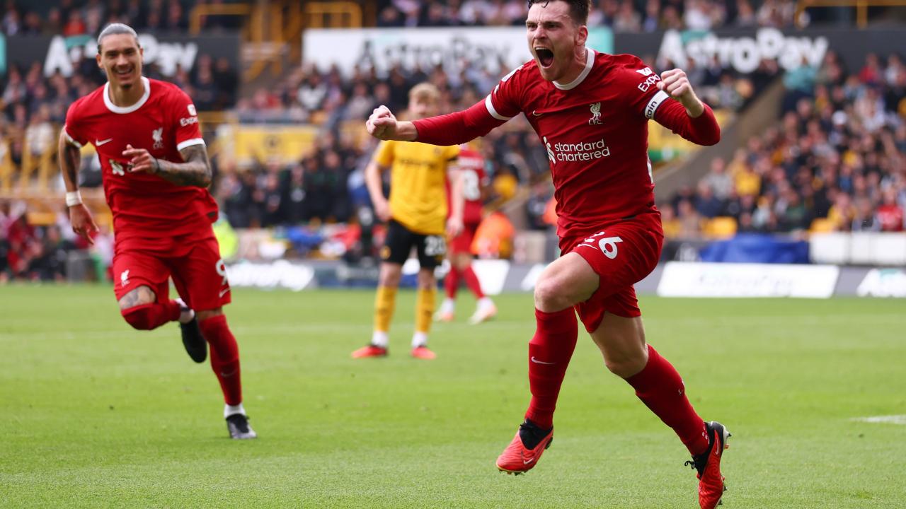 Liverpool, geriye düştüğü maçta Wolverhampton’ı 3-1 yendi
