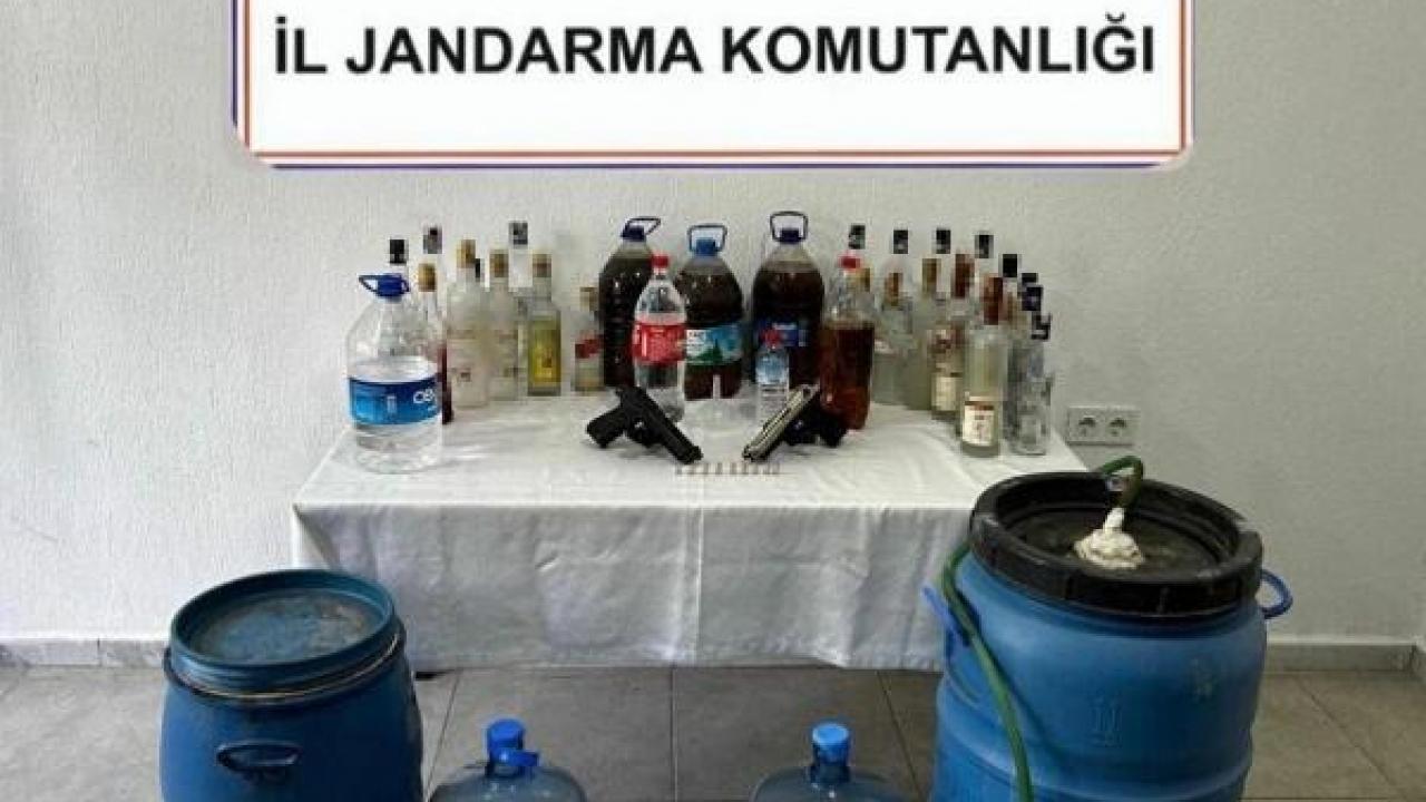 Muğla’da sahte içki operasyonu; 2 gözaltı