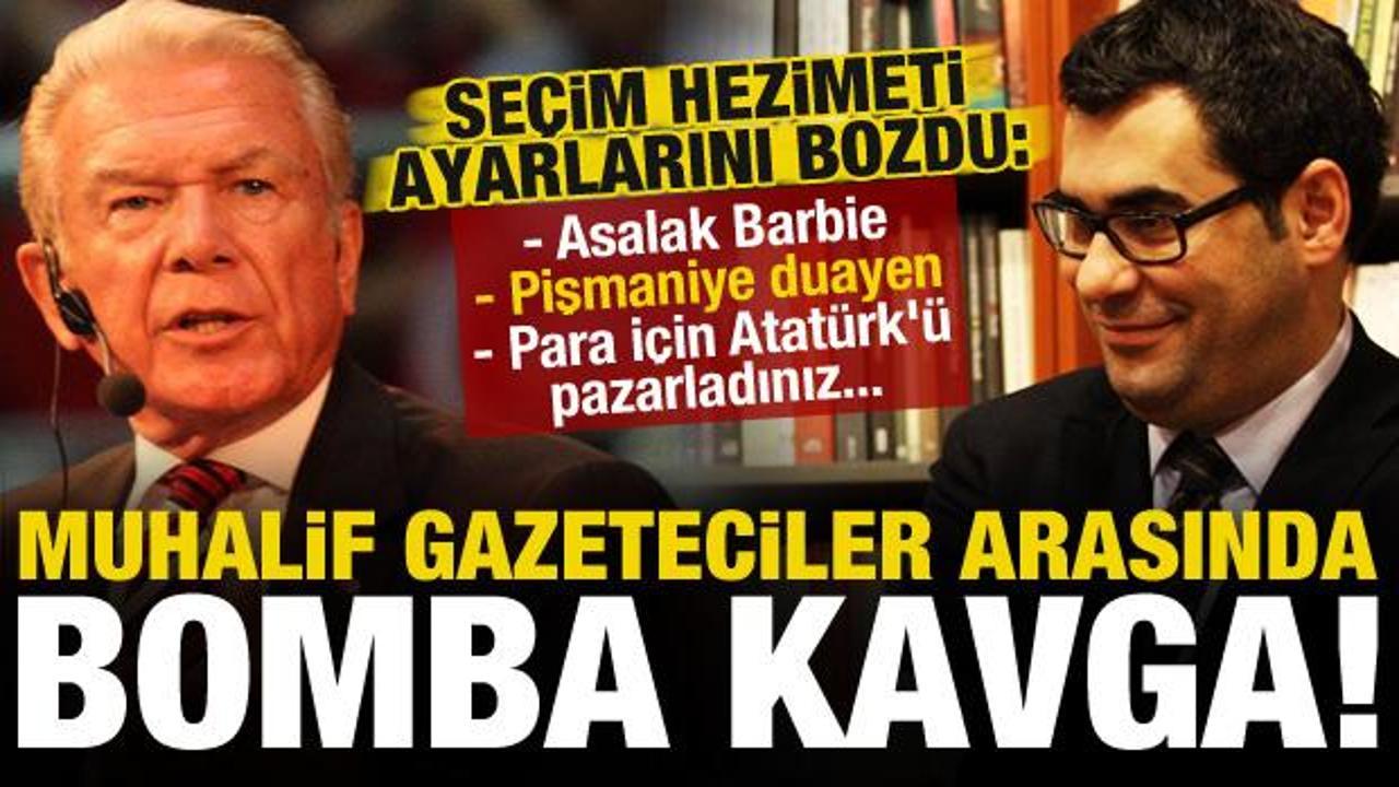 Muhalif gazeteciler arasında bomba kavga: Para için Atatürk’ü pazarladınız…