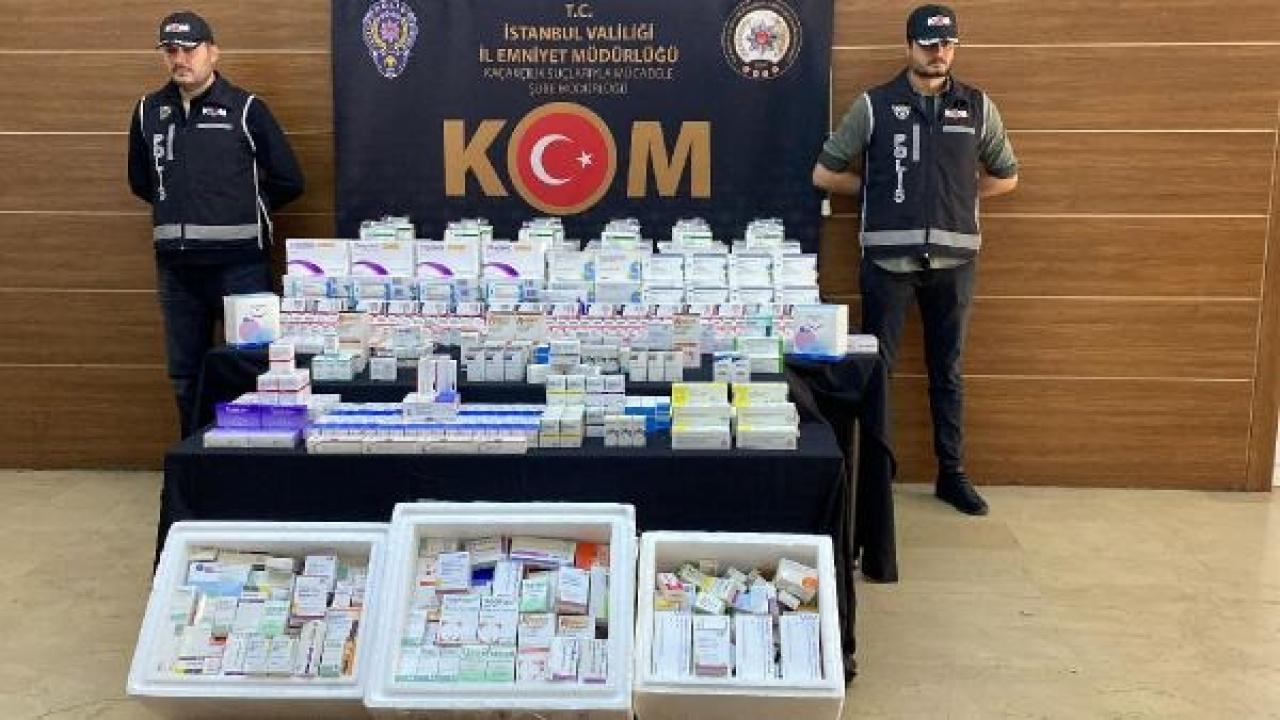 Pendik’te kaçak kanser ilacı operasyonu