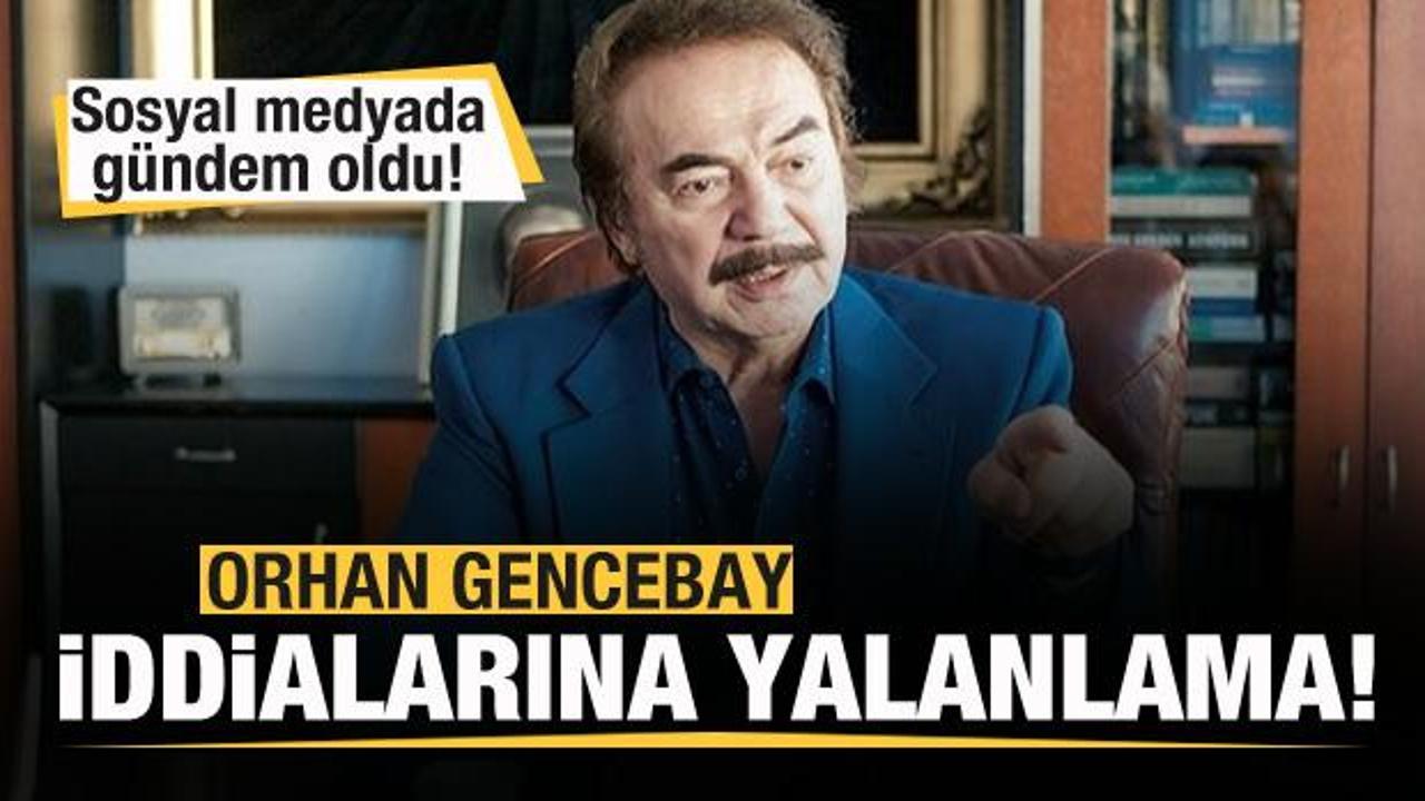 Sosyal medyada gündem oldu! ‘Orhan Gencebay’ iddialarına yalanlama!