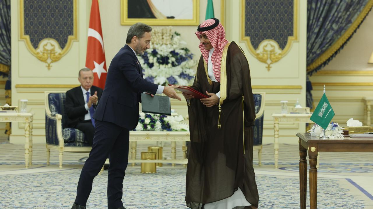 Türkiye ile Suudi Arabistan arasında iletişim alanında mutabakat zaptı