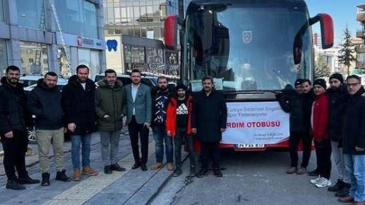 Bedensel engelliler spor ailesi deprem şehitlerine ağlıyor